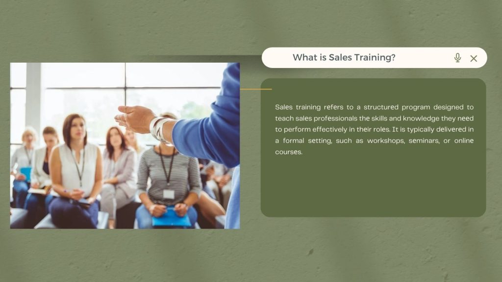 What is Sales Training?| Seekit.io